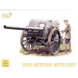 German Artillery and Limber...