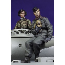 WWII German Panzer Crew Set...