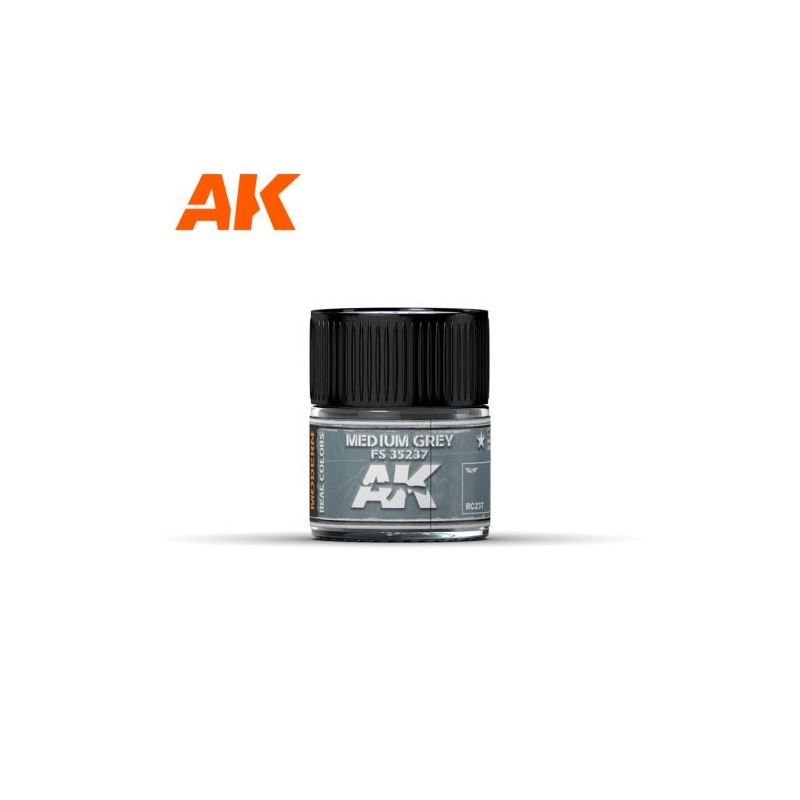 AK Interactive Real Colors lacquer RC237 Medium Grey FS 35237 10ml