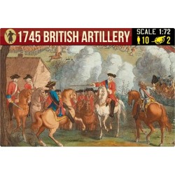 1745 British Artillery 1/72