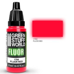 Fluor Paint Red 17 ml