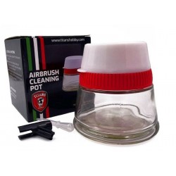 Stazione per pulizia aerografo