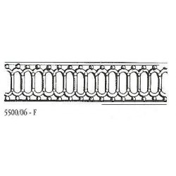 Bordura in ottone tipo F