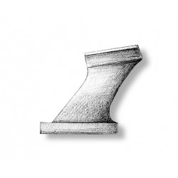 P Bracket Cast Metal 15 mm