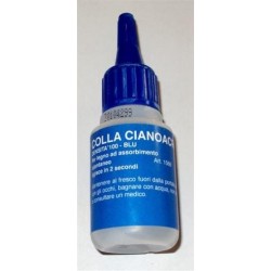 Colla cianoacrilato blu 20 gr