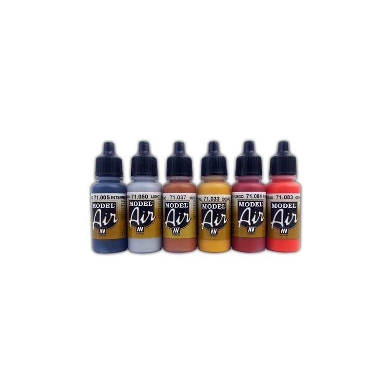 Vallejo Model Air Insignia Blue Paint - 17ml Bottle, Airbrush Ready, Fine Pigment, Water-Based