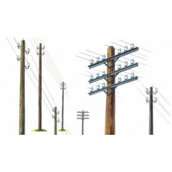 Telegraph Poles 1/35