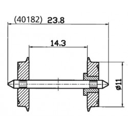 Ruote standard scala HO 11...