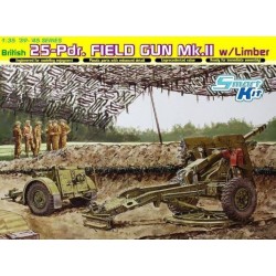 British 25-Pdr. Field Gun...