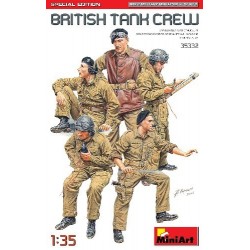 British tank crew WWII 1/35