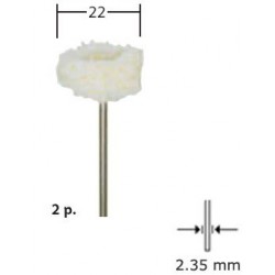 2 dischetti in cotone 22 mm...