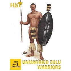 Unmarried Zulu warrior 1/72