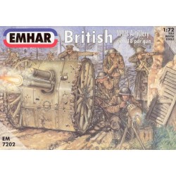 British WWI Artillery 1/72