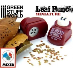 Miniature Leaf Punch Red