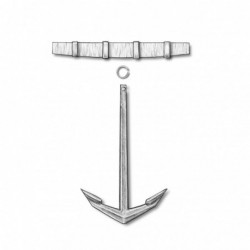 Stock French anchor metal...