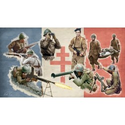 Free French Infantry WWII 1/72