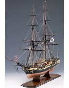 Maquettes de bateaux en bois