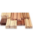 Wood rectangular strips